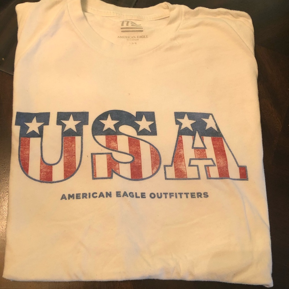 American Eagle White USA 🇺🇸 t-shirt